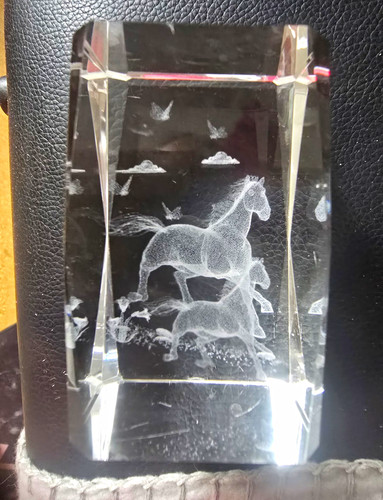 Glas skulptur deko block - glas, deko-block