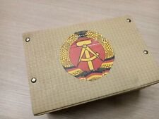 DDR Kassettenbox mit DDR-Wappen 10 Alten Musikkasseten ORWO SONY TDK Schlager...