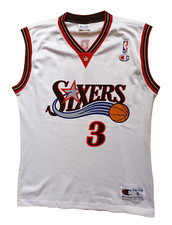 Champion Allen Iverson Philadelphia 76ers Vintage Trikot Jersey NBA Sixers S