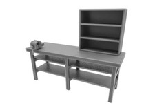 Werkbank regal schraubstock - regal,