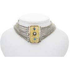 Kropfkette Acht reihig echt