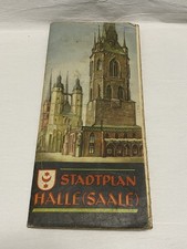 alter DDR Stadtplan von Halle