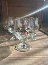 Coca Cola Glas 0,3l Schwenker mit Goldrand