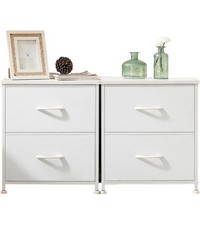 Nachttisch 2er set - 2er, weiss