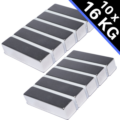 10x neodym magnet n52 - 10x,