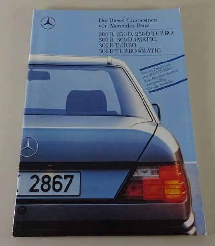 Prospekt mercedes benz w124 - prospekt, mercedes-benz