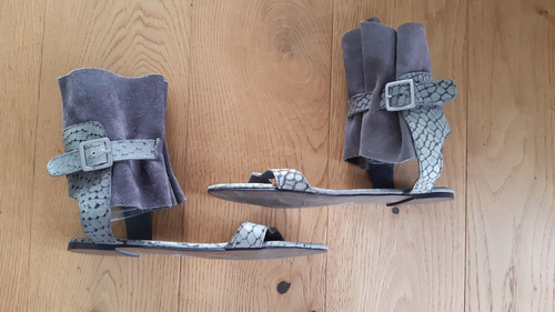 Flache gladiatoren sandalen - gladiatoren-sandalen, /