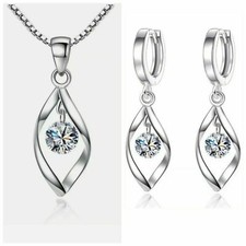 Damen Halskette 925 Silber