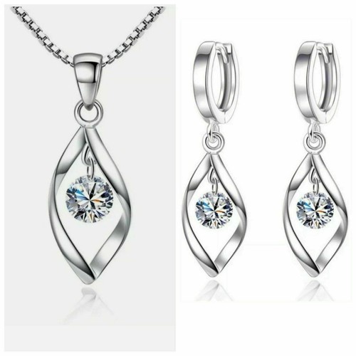 Damen halskette 925 silber - 925,