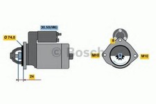 BOSCH 0 986 021 230 Starter Anlasser 1,8kW für BMW 3 Touring (E91) X3 (E83) 12V