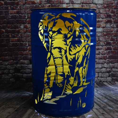 Feuertonne elefant gefertigt - feuertonne,