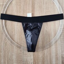 Herren String - Leder Optik -