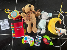 10 Teile - Baby Set - Spieluhr, Nachtlicht, Motorikwürfel, V-Tech Liederbuch