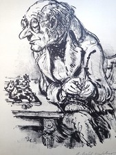 LLL! Schach original signiert