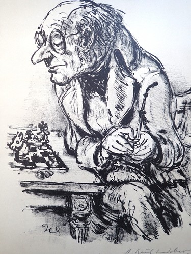 Lll schach original - original, signiert