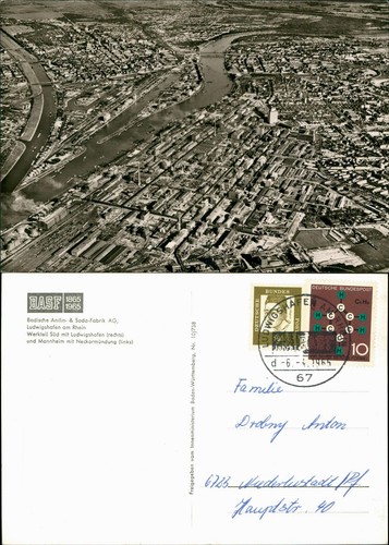 Ludwigshafen luftaufnahme basf - ludwigshafen,