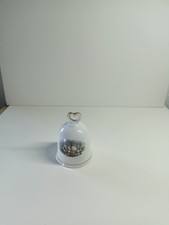 Glocke Prozellan weiße Glocke Tischglöchen Souvenier Sammlerstück 80er J.