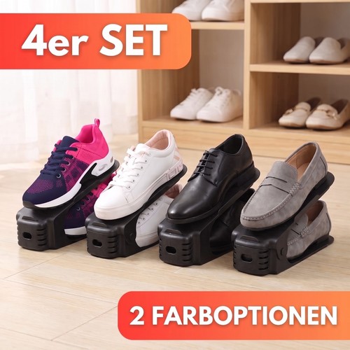 Doppeldeck schuhregal - doppeldeck,