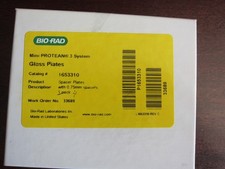 BIO-RAD 4 Glass Plates with 0,75  mm Spacer für Mini Protean  System
