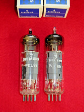 Matched pair PCL85 SIEMENS NOS NEU Röhre Tube NEW 18GV8 Valve Paar Valvula Tutto