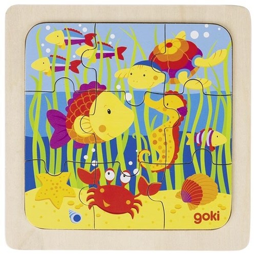 Holz einlegepuzzle - holz,
