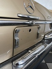 Mercedes Benz Edelstahl Nummernschild Halter Satz W111 Coupe 3.5 W123 R107 W114