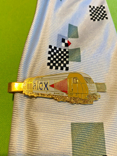 Eisenbahn krawattenklammer - eisenbahn,