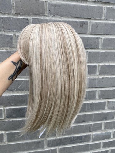 Perücke bob blond hochwertig - perücke,