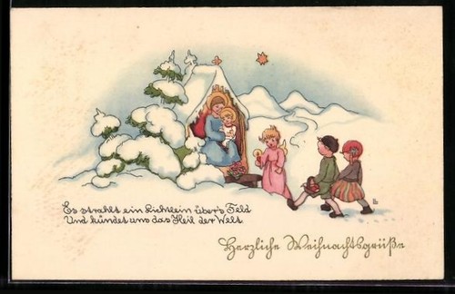 Künstler liesel - künstler-ak,