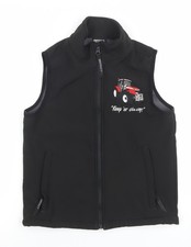 Prallschutz Jungen schwarz 7-8