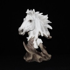 Pferdebüste Büste Pferd Sammlerfigur Dekoration Western Pferdefigur Indianer 