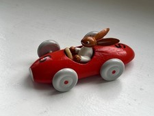 10 alte Erzgebirge Osterhasen