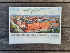 alte Bier Brauerei Werbung, Postkarte, 30er Jahre, Carl Bremme /Wuppertal Barmen