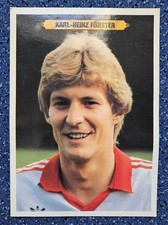 Karl-Heinz Förster - Fussball Superstars 1982  Jolly Press TOP ZUSTAND