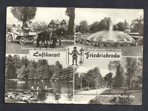 Friedrichroda postkarte - postkarte, ak