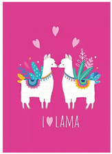 Lama Kinderdecke 130x160 cm