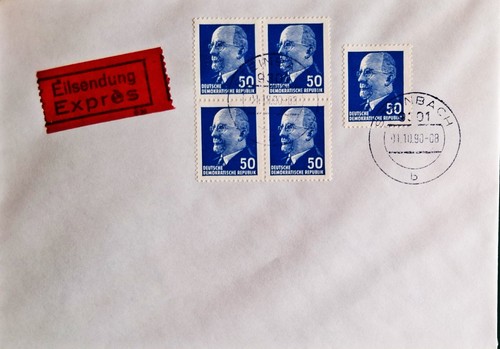 Ddr brief mit fm - ,