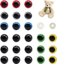 Steckaugen 200st 8mm Amigurumi Augen Knopfaugen Sicherheitsaugen Puppenaugen