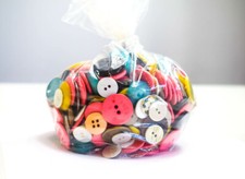 Knöpfe per 1-5 Kilo Verschiedenen Farben-Größen, Plastik-Metal-Kunstoff-Perlmutt