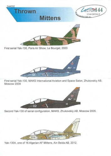 144 decals yakovlev - yakovlev, yak-130