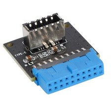 Motherboard-Erweiterungskarte USB3.0 19PIN auf 3.1 TYP-C Typ-E Adapter 20