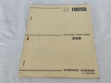Aus einer Auflösung: Farfisa Schematic Diagram Electronic Organ Model 249