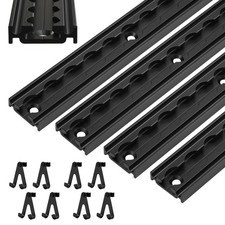 4-12x 1meter Airlineschienen Alu Boden-Flügel vierkant für Fitting Zurrschiene