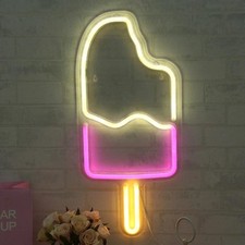 Neon LED Schild Eis am Stiel