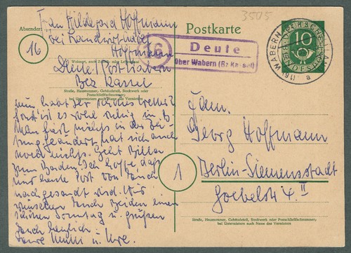 Brd 1953 wabern land - 1953,,