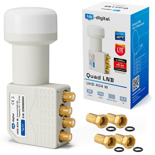 Digital quad lnb für fach - lnb, 4