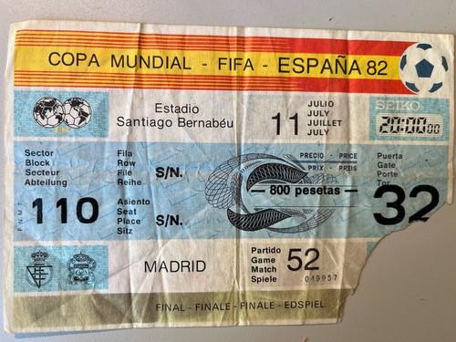 Eintrittskarte ticket fifa - ticket,