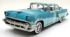 Sun Star 1/18 Scale 5148 - 1956 Mercury MontClair Hard Top - Niagara Blue