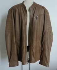 TAILOR & SON HERREN LEDER JACKE GR.52/54  BRAUN