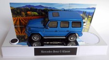 Norev Mercedes Benz G-Klasse V8 mit Sound 1:43 1/43 blau met. Geländewagen